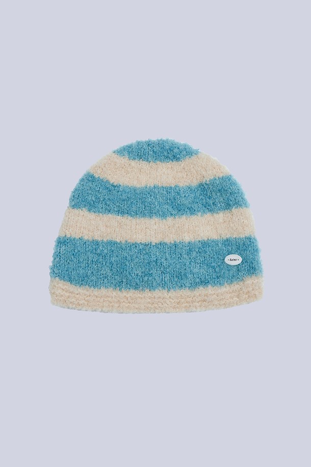 HAINT - 모자 - BOUCLE STRIPE BEANIE_2COLORS