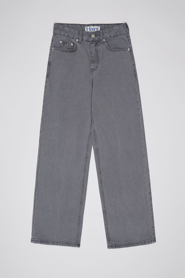 HAINT - 데님 - MILES OVER WIDE PANTS_4COLORS_GRAY