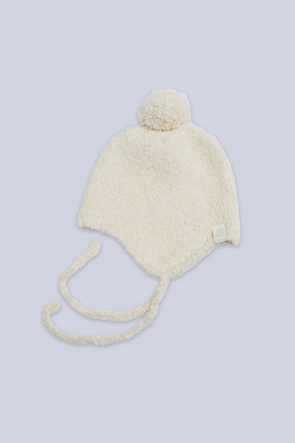 HAINT - 모자 - BOUCLE POMPOM TROOPER HAT_2COLORS