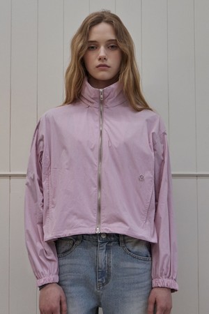 LIGHT HIDDEN HOOD CROP JUMPER_2COLORS_PINK