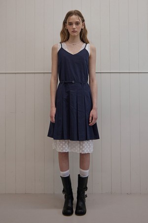 ROSIE PLEATS MINI DRESS_2COLORS_NAVY