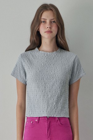 LOVIN CROP T-SHIRT_2COLORS_GRAY