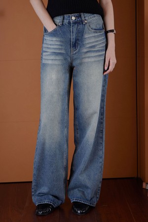 TARA LONG WIDE DENIM PANTS