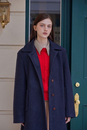 CLASSIC BOUCLE SINGLE LONG COAT