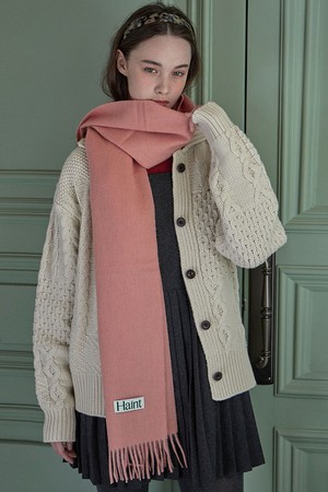 WINTER PREMIUM WOOL MUFFLER_10COLORS_PINK