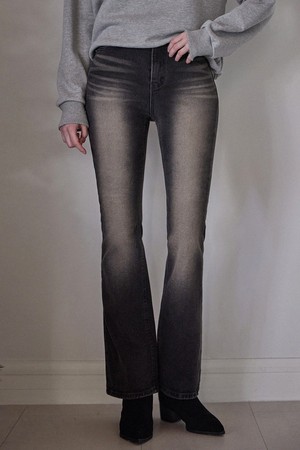 [기모안감]HELEN BOOTCUT DENIM PANTS