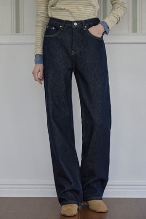 [후리스안감]PINO STRAIGHT WIDE FIT PANTS