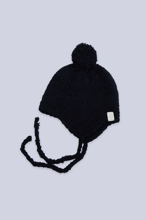 BOUCLE POMPOM TROOPER HAT_2COLORS