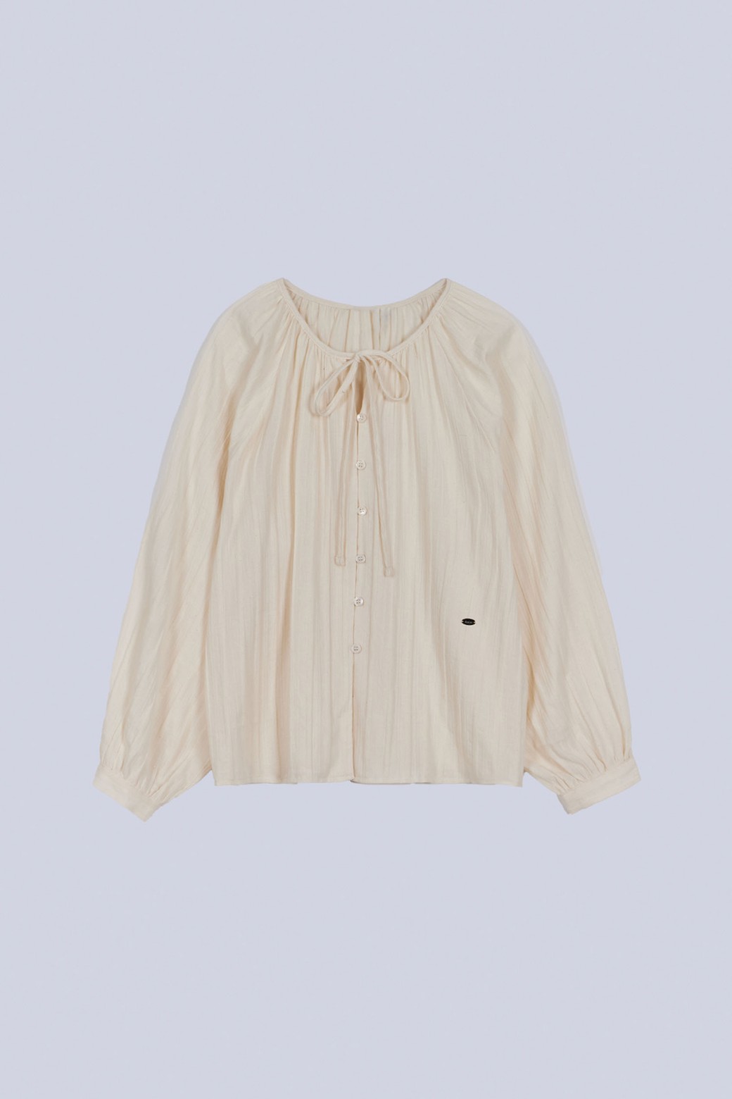 HAINT - 블라우스 - BOHEMIAN NECK STRAP BLOUSE
