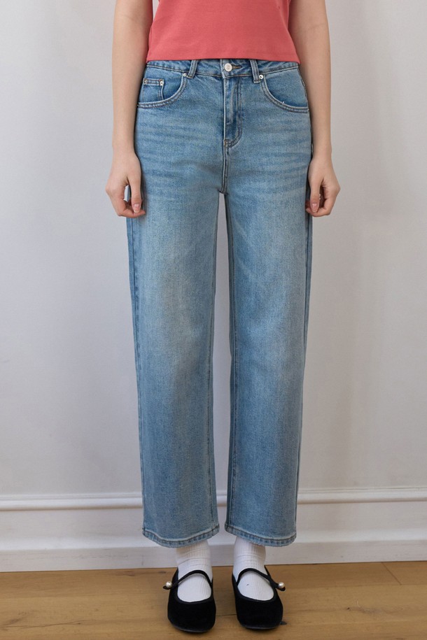 HAINT - 데님 - TAPERED VINTAGE WASHING DENIM PANTS