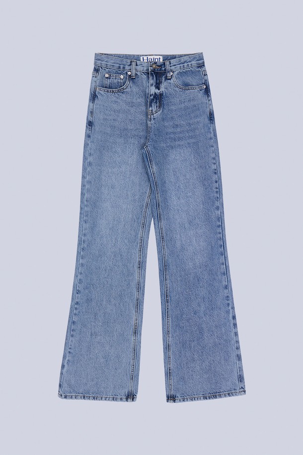 HAINT - 데님 - EASY SEMI BOOT-CUT DENIM PANTS