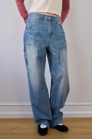 RELAXED CARPENTER DENIM PANTS