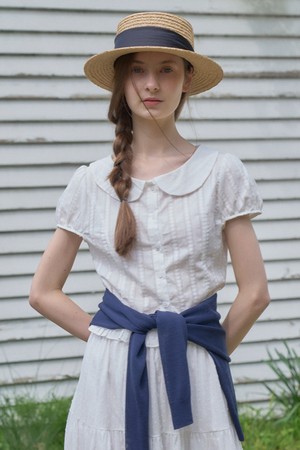 BALI COLLAR LACE BLOUSE_IVORY