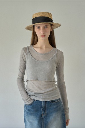 DUVEL BRALETTE LAYERED TOP_4COLOR