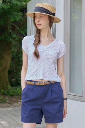 CHUU SHIRRING T_IVORY