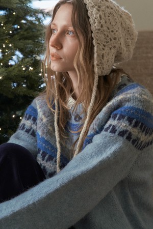 PEIKA NORDIC KNIT_LIGHT BLUE
