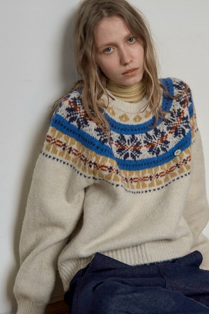 PEIKA NORDIC KNIT_IVORY