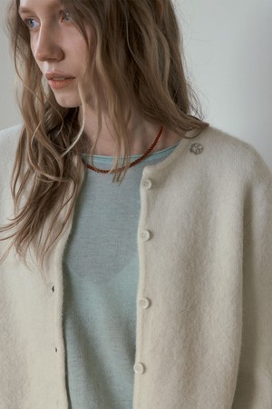 BERY ANGORA CROP CARDIGAN_IVORY