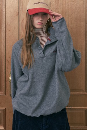 SMORE FLEECE ANORAK_GRAY