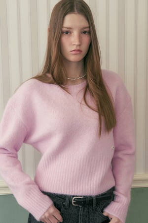 PROA ROUND-NECK KNIT_LIGHT PINK