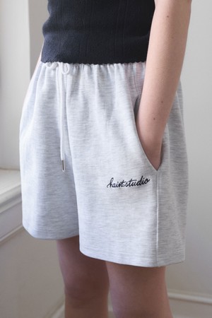 HEAVY COTTON TRAINING SHORT PANTS 3COL_LIGHT GRAY