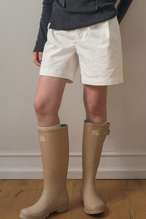 CLASSIC STANDARD STRAIGHT FIT COTTON SHORT PANTS 4COL_IVORY