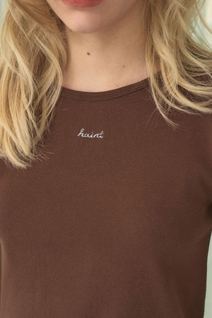 HAINT BASIC LOGO HALF T SHIRT 9COL