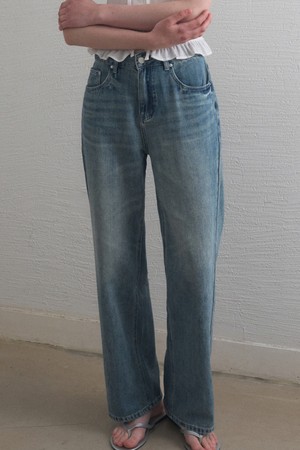 LOGAN WASHED DENIM PANTS_BLUE