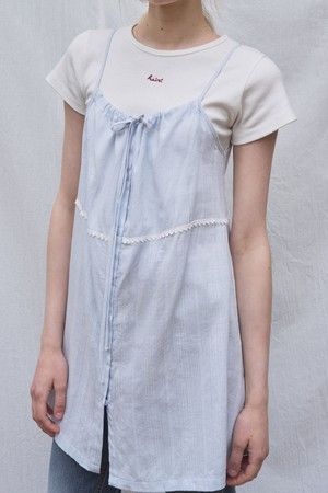 HAZE STRING LAYERED DRESS 2COL_IVORY,LIGHT BLUE