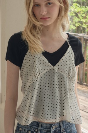 HALTER NECK LAYERED BUSTIER_IVORY