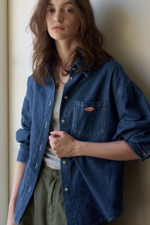 ELVORA DENIM SHIRTS_BLUE