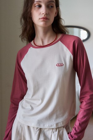 REVI HAINT PATCH RAGLAN T_SHIRT_BURGUNDY