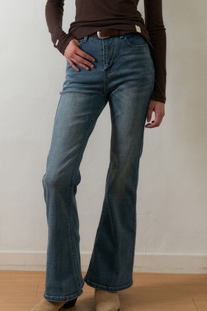 DENA VINTAGE WASH BOOTCUT DENIM_BLUE