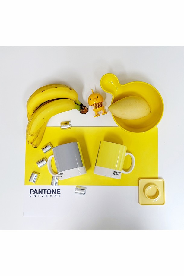 PANTONE - 테이블웨어 - 팬톤 에스프레소컵(얼티밋그레이+일루미네이팅 2021COY)