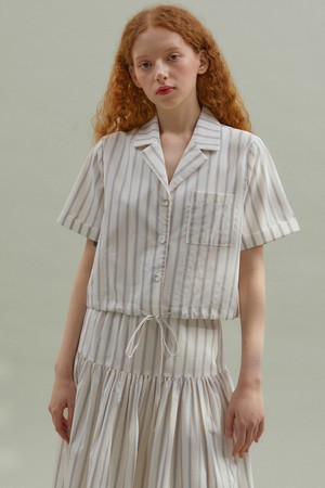 Picnic Crop Shirt [Ivory]