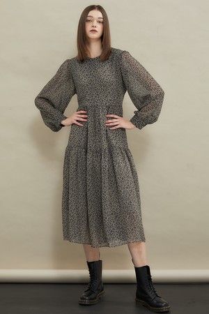 Shooting star dress [Gray]