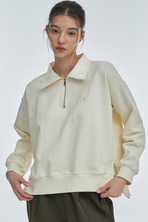 Pk Zip-up sweatshirt [Ivory]