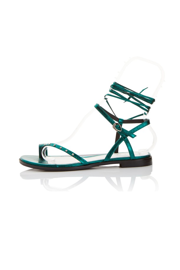 Meiel Dew - 샌들 - Flat strap sandals MD1014 Green