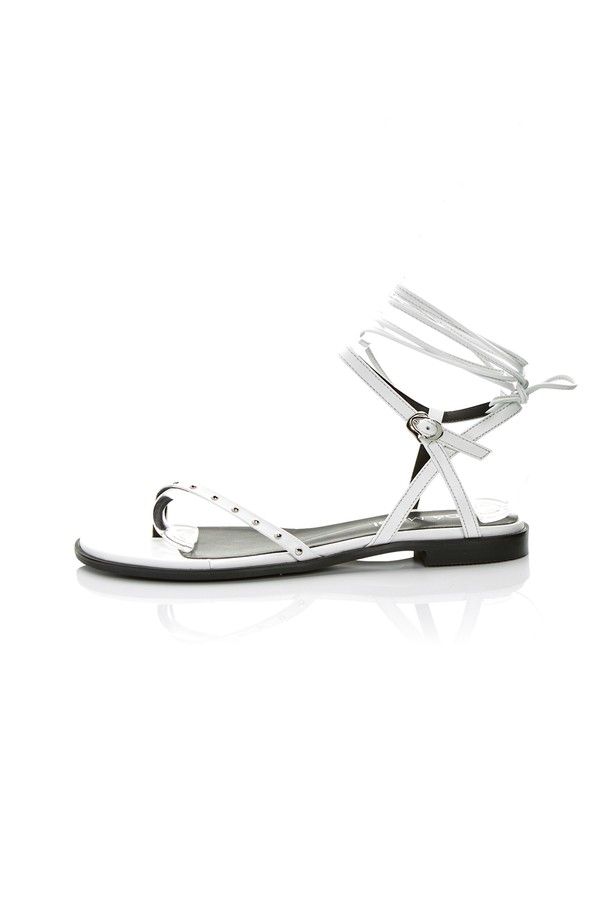 Meiel Dew - 샌들 - Flat strap sandals MD1014 White