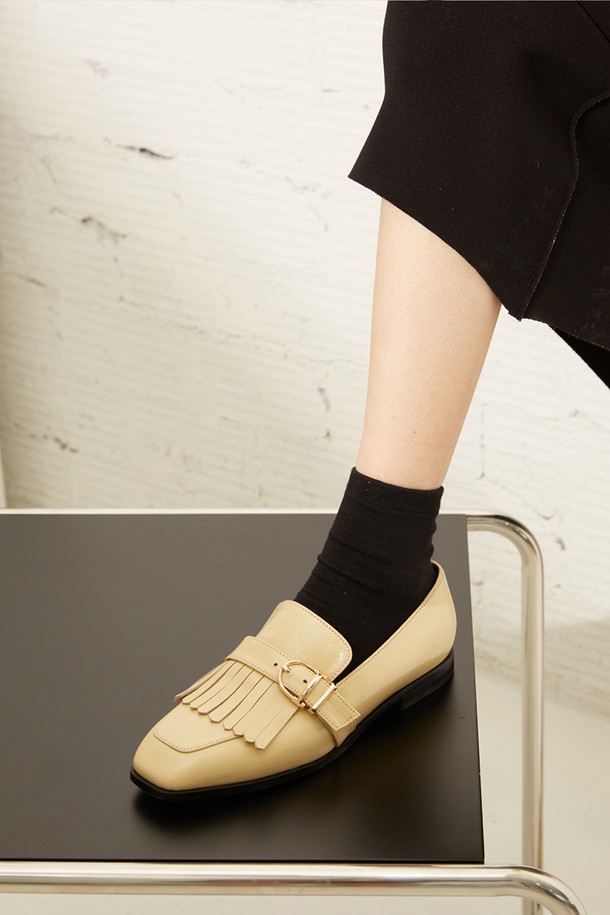 Meiel Dew - 로퍼 - Tassel Point Loafer MD1085f  Butter Beige