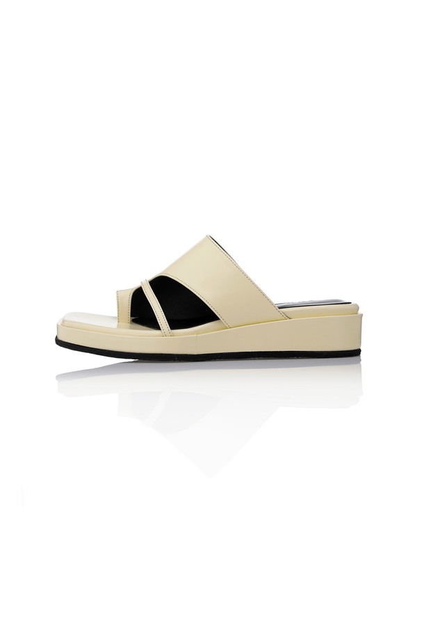 Meiel Dew - 슬리퍼/뮬 - Cutout Platform Mule Sandals-MD1101s Banila