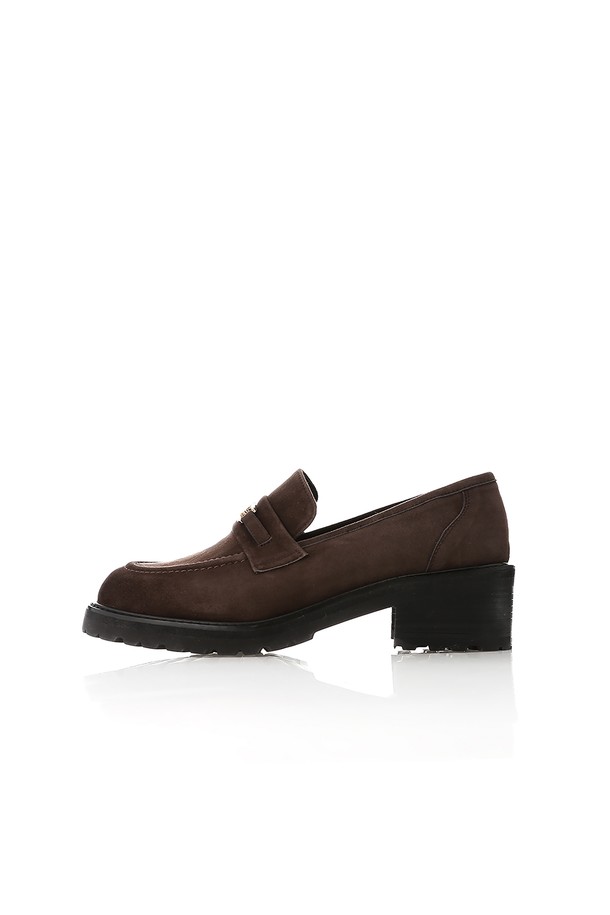 Meiel Dew - 로퍼 - MD1104f Chunky Platform Loafer_Choco Brown