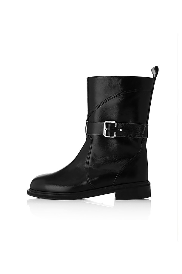 Meiel Dew - 부츠/워커 - MD1122b Classic Strap Half Boots_Black