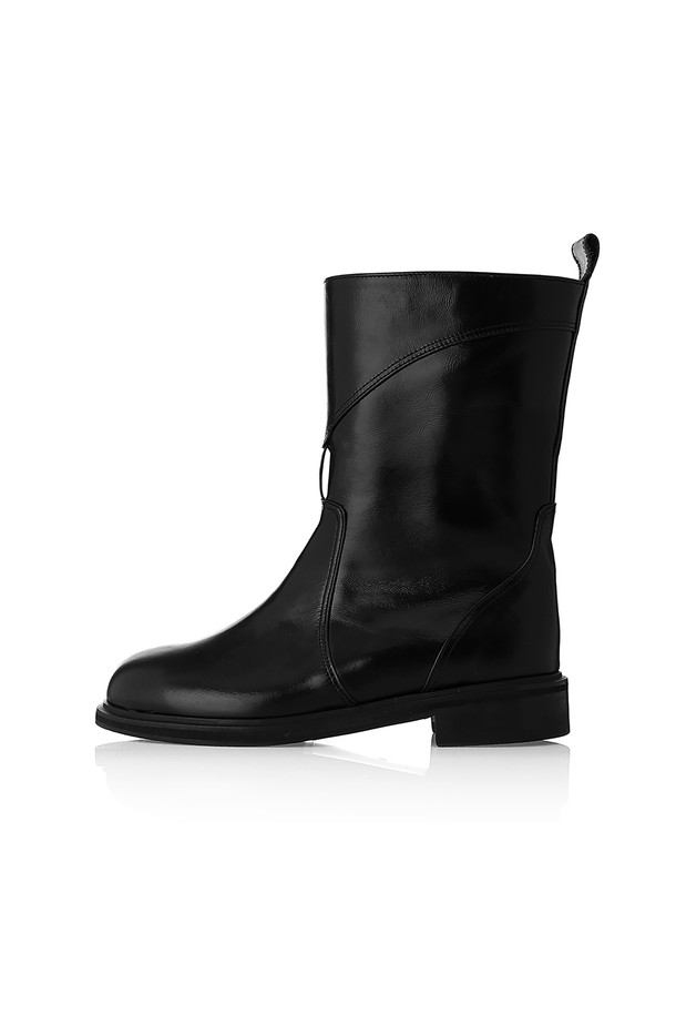 Meiel Dew - 부츠/워커 - MD1122b Classic Strap Half Boots_Black