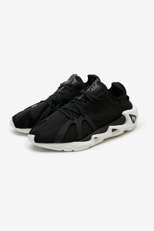 Y-3 - 스니커즈 - Y-3 남성 로고 블랙 스니커즈 FU9185 BLACK