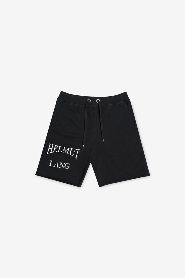 HELMUT LANG - 하프팬츠 - 핼무트랭 남성 그래픽 블랙 반바지 K10DM204 YVM