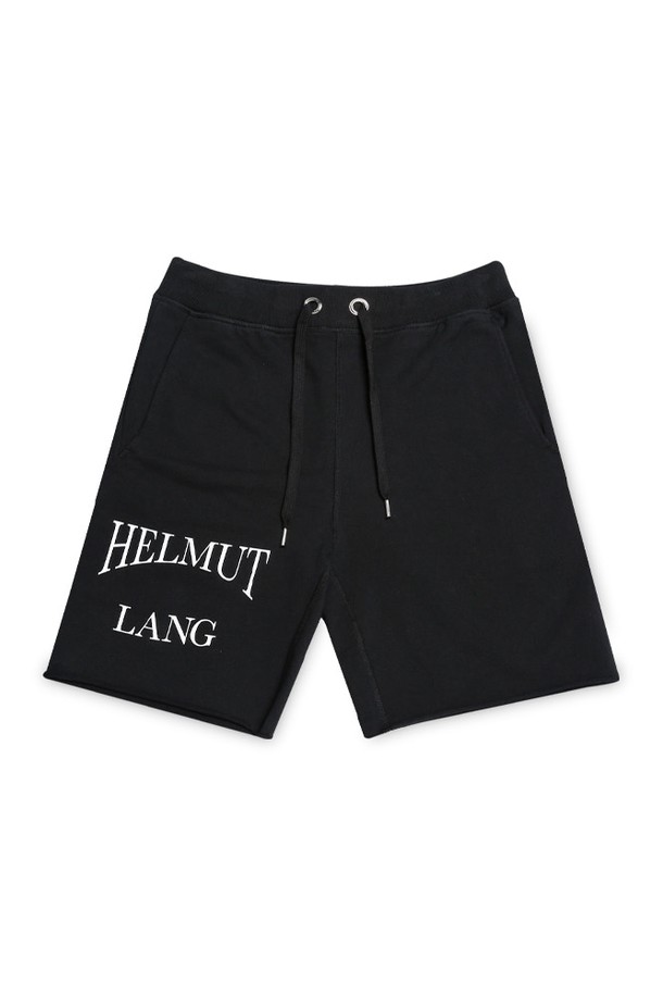 HELMUT LANG - 하프팬츠 - 핼무트랭 남성 그래픽 블랙 반바지 K10DM204 YVM