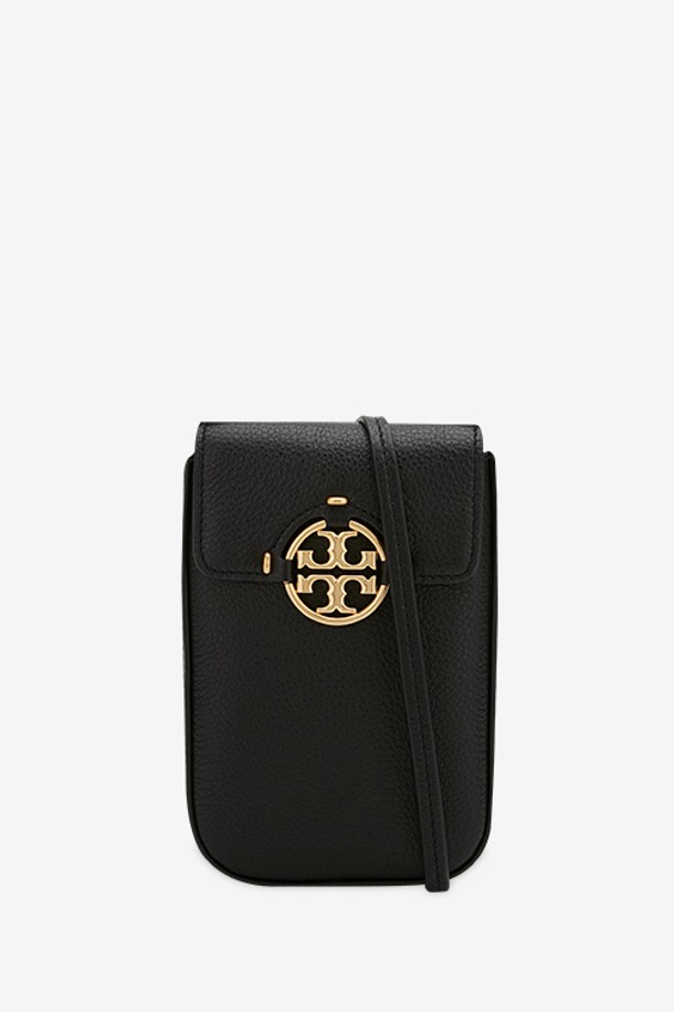 TORY BURCH - 크로스백 - 토리버치 여성 밀러 폰 블랙 크로스백 84077 001