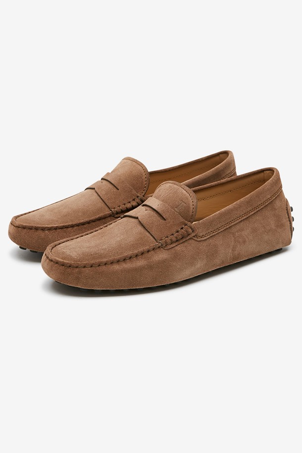 TOD'S - 드레스화 - 토즈 남성 고미노 스웨이드 브라운 모카신 XXM64C00640RE0 S818