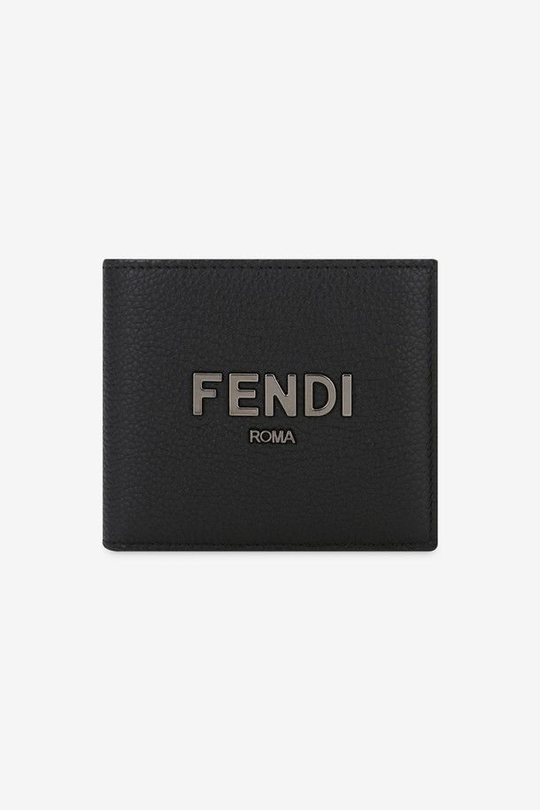 FENDI - 지갑 - 펜디 남성 로고 블랙 반지갑 7M0169 ALA8 F1Z35